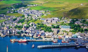 Aerial View of Orkney Landscape - Scotland Renewables