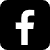 Facebook logo in Black